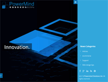 Tablet Screenshot of powermindsolutions.com